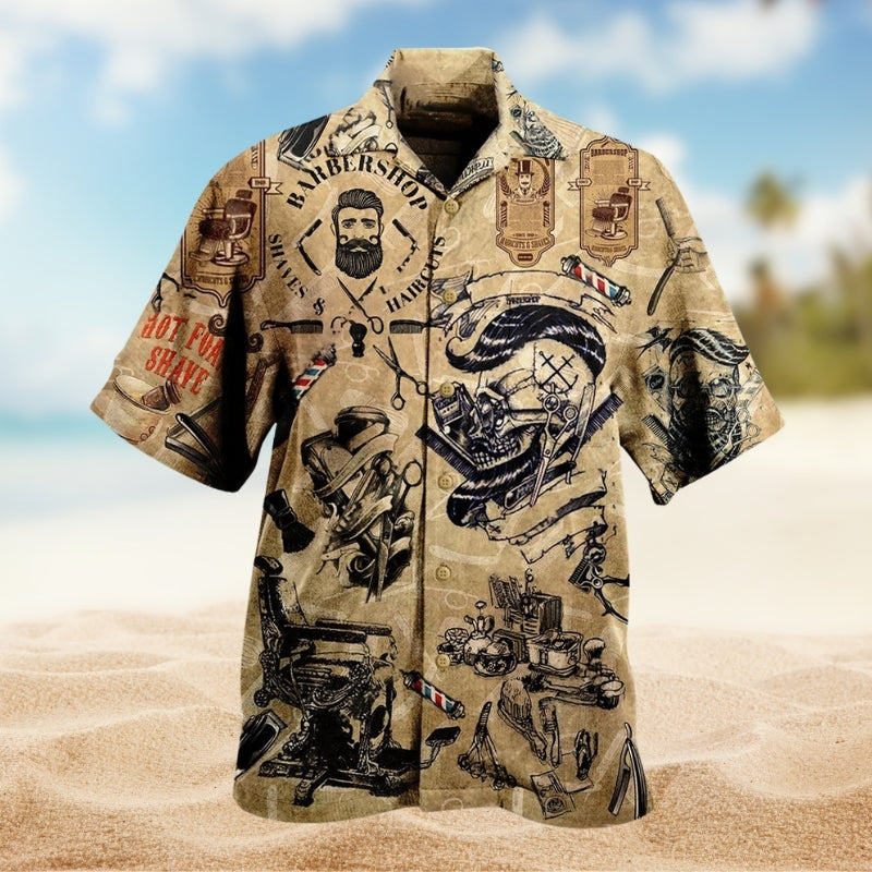 Christmas Santa Truck Hawaiian Shirt Summer Design Detail For Beach Days