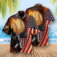 Patriotic Baseball Hawaiian Shirt With All Over Print For Beach Getaways Resort Outings And Thoughtful Gifting