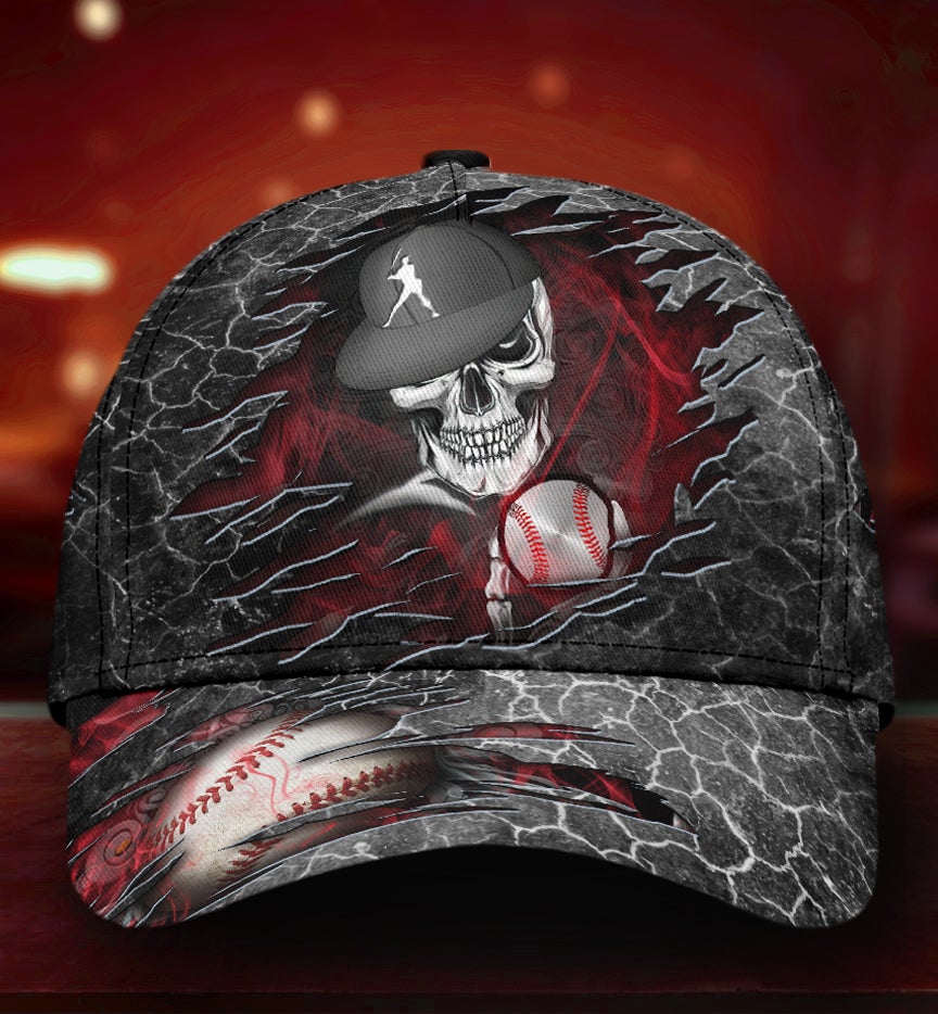 Baseball Skull Sport Wear Classic Cap For Travel Holidays Parties And Relaxed Casual Styling