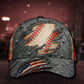 Baseball America Lover Classic Cap For Relaxed Daily Style Vacations And Festival Wear