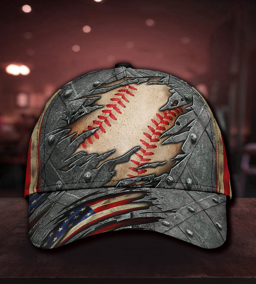 Baseball America Lover Classic Cap For Relaxed Daily Style Vacations And Festival Wear