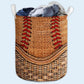 Small Size Baseball Laundry Basket For Bathroom Bedroom Storage