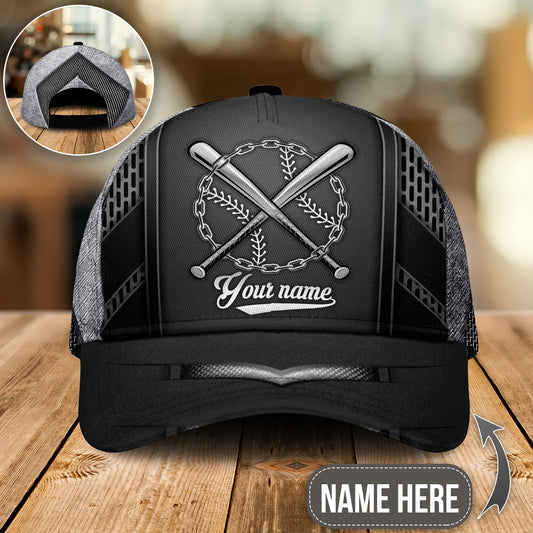 Baseball Black Personalized Classic Cap For Comfortable Daily Wear Travel And Weekend Outings