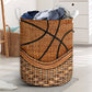 Basketball Rattan Texture Lovely Style Laundry Basket For Room Home Organizer