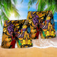 Basketball Color Beach Shorts Pattern Detail For Outdoor Activities And Comfortable Daily Wear