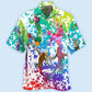 Colorful Artistic Basketball Hawaiian Shirt With Detailed Graphic For Resort Getaways Summer Adventures And Casual Gifting