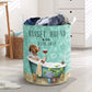 Basset Hound Dog And Bath Soap Laundry Basket For Nursery Dorm And Home Storage