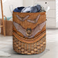 Bat Rattan Texture Laundry Basket For Room Home Organizer