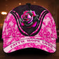 Breast Cancer Faith Hope Love Rose Classic Cap For Weekend Adventures Festivals And Gift Giving