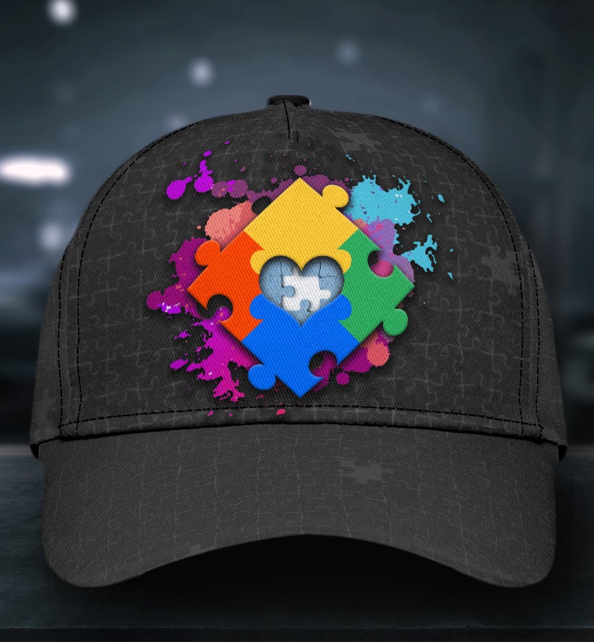 Autism Be Kind Awareness Support Classic Cap For Outdoor Events Beach Travel And Relaxed Daily Style