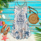 Beach A Cute Girl V-Neck Sleeveless Cami Dress For Tropical Parties And Casual Everyday Style