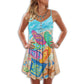 Beach Life Is Best Flipflops V-Neck Sleeveless Cami Dress For Island Holidays And Thoughtful Gifting