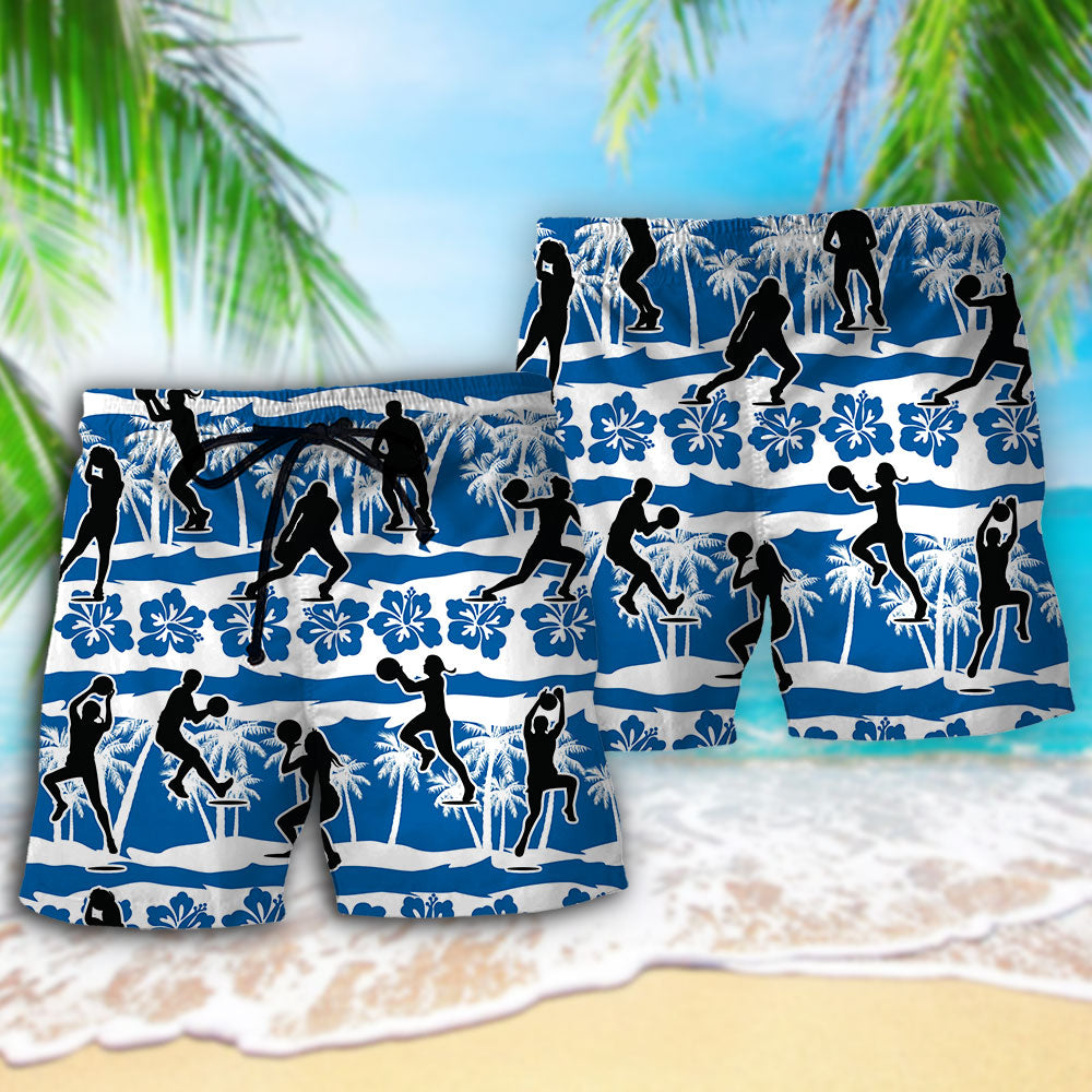 Netball Tropical Beach Floral Beach Shorts For Coastal Adventures And Relaxed Summer Wear