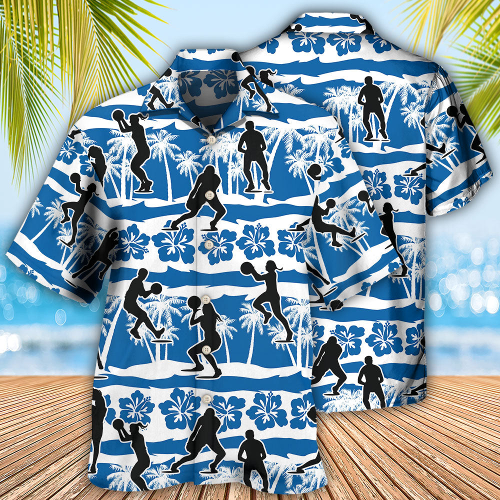 Tropical Floral Netball Beach Hawaiian Shirt For Poolside Relaxation And Sunny Getaways