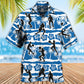Tropical Floral Netball Beach Hawaiian Shirt Pattern View For Lightweight Everyday Style