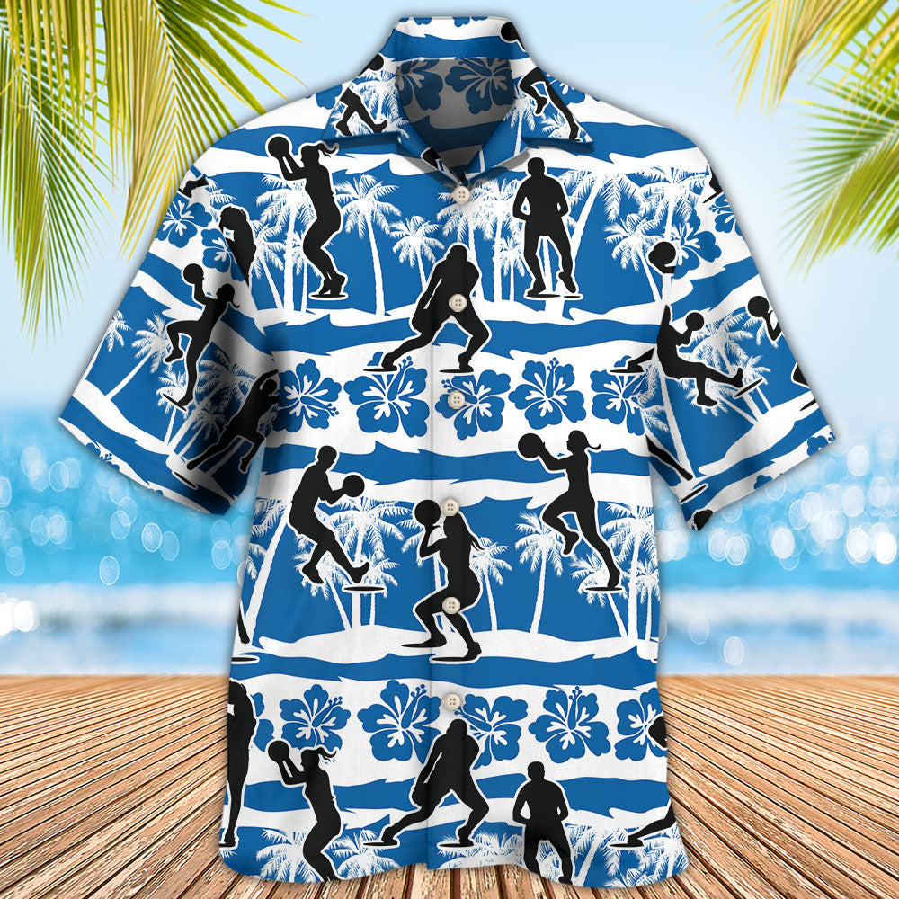 Tropical Floral Netball Beach Hawaiian Shirt Pattern View For Lightweight Everyday Style