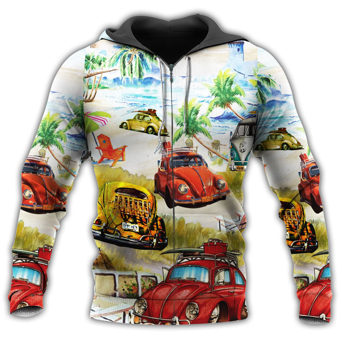Beach Car Love Forever Hoodie For Car Lovers Outdoor Events And Thoughtful Gift Giving