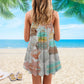 Beach V-Neck Sleeveless Cami Dress For Beach Festivals And Comfortable Summer Outfits