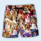 Beagle Vintage Dog Lover Beach Shorts Pattern View For Resort Days And Outdoor Activities