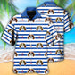 Cute Beagle Anchor Hawaiian Shirt For Coastal Travel, Casual Events, And Comfortable Summer Wear