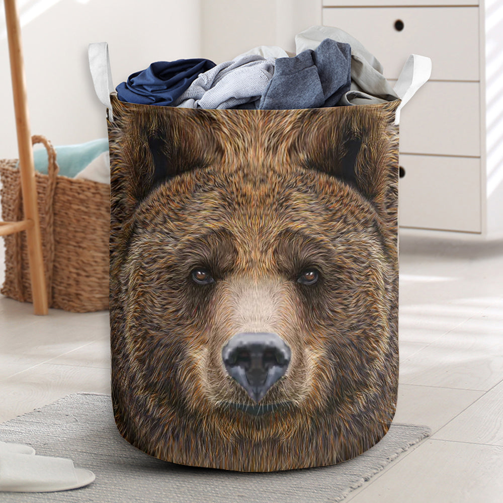 Bear Face And Butt Laundry Basket For Bathroom Bedroom Storage