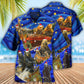 Christmas Bear Hawaiian Shirt With Detailed Graphic For Warm Weather Adventures Parties And Daily Comfort