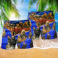 Holiday Bear Boat Beach Shorts Pattern Detail For Warm Weather Comfort And Memorable Gift Ideas
