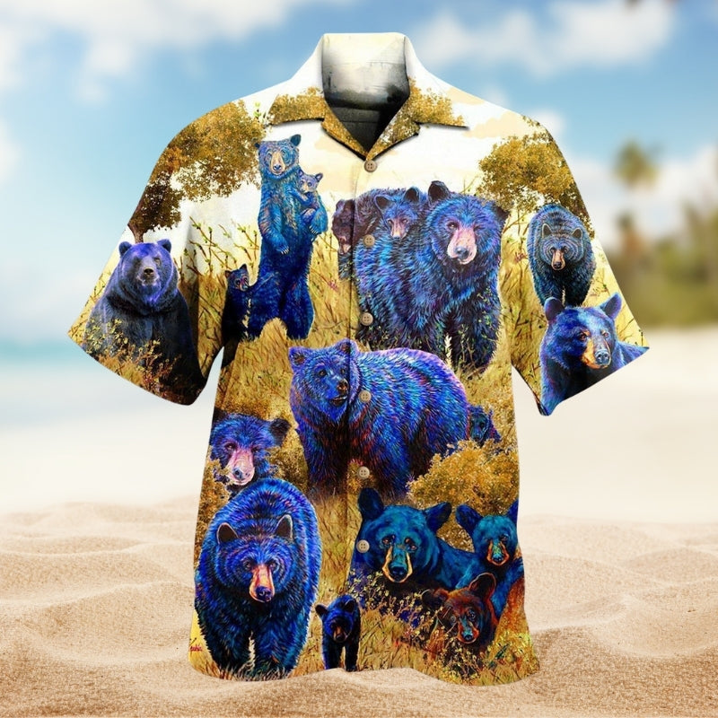 Bear Animals Hawaiian Shirt For Tropical Holidays, Outdoor Gatherings, And Everyday Comfort