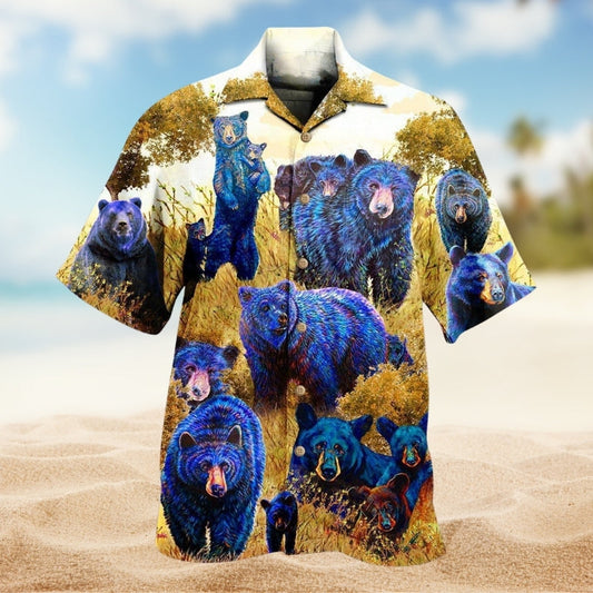Bear Animals Hawaiian Shirt For Tropical Holidays, Outdoor Gatherings, And Everyday Comfort