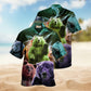 Vintage Gardening Plants Hawaiian Shirt Detailed Pattern View For Warm Weather Events