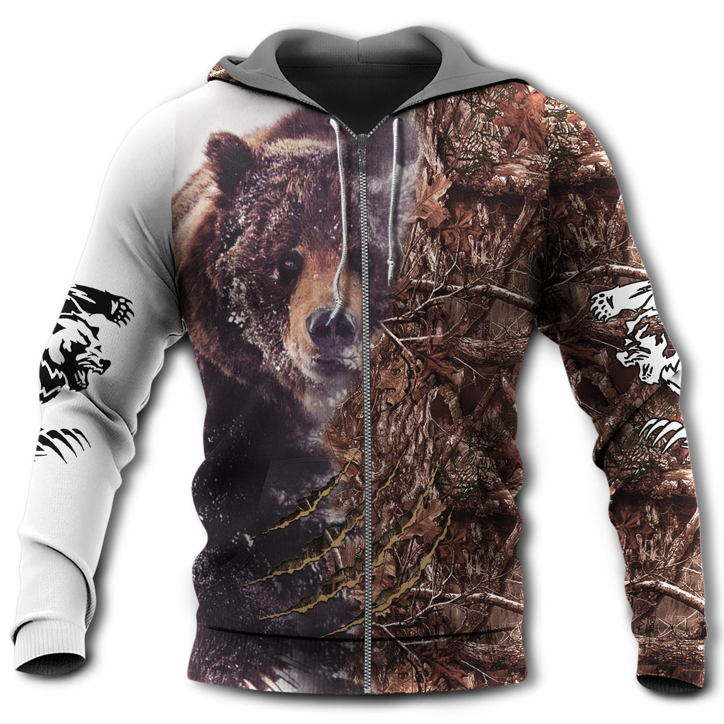 Strong Bear Love Nature Hoodie For Pet Lovers Casual Style Holidays And Thoughtful Gifts