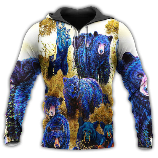 Bear Love Animals Wild Hoodie For Animal Artwork Fans Seasonal Events And Gift Giving