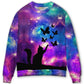 Cat And Butterfly Sweater For Animal Lovers Casual Wear Holidays And Thoughtful Gifting