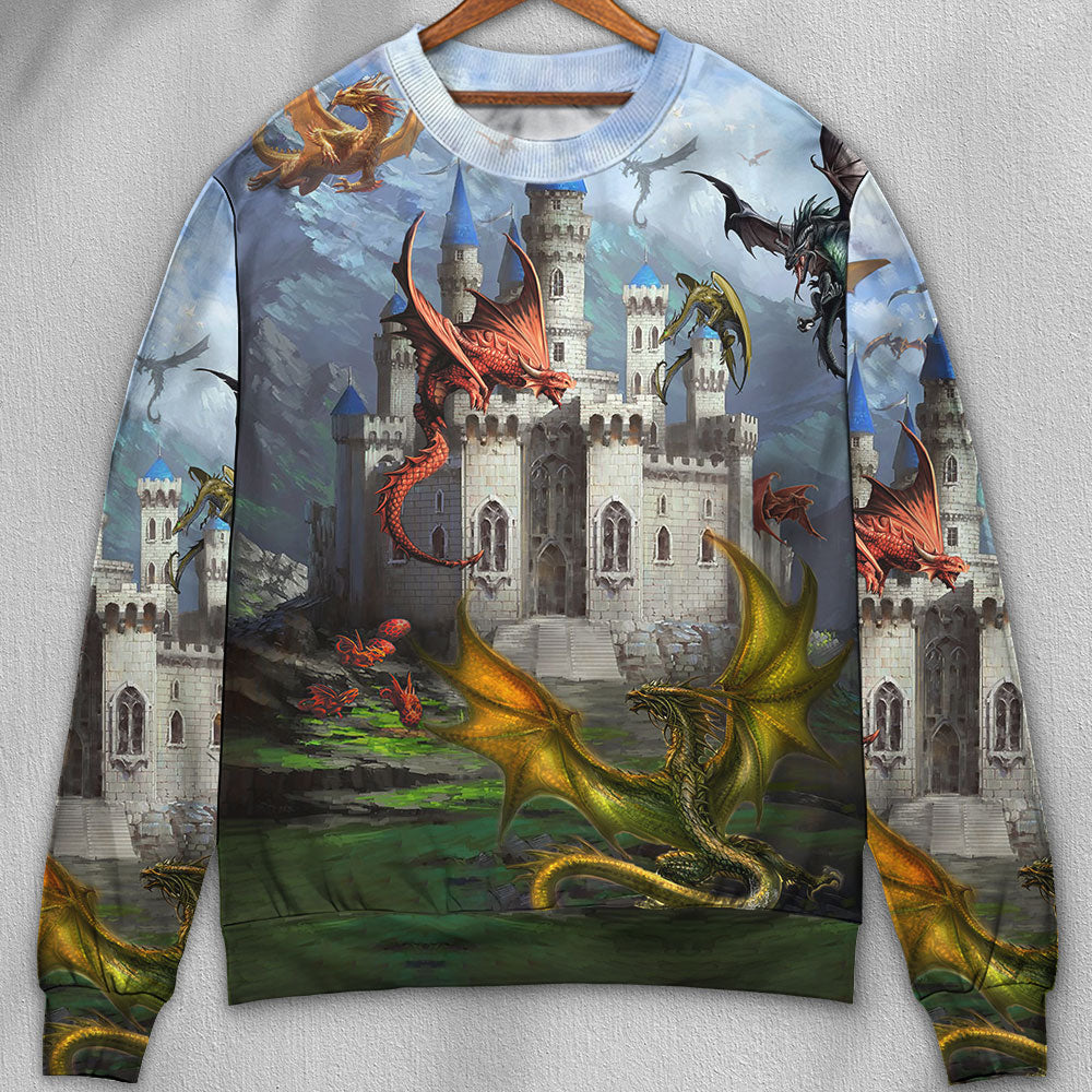 Dragon Sweater For Nature Inspired Fashion Events And Relaxed Everyday Comfort