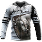 Beautiful Horse Forest Hoodie For Country Outings Travel Days And Relaxed Streetwear