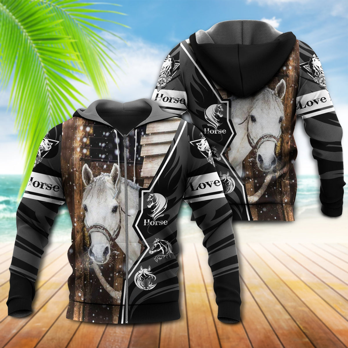 Beautiful Horse Love Hoodie For Ranch Style Adventures Daily Wear And Thoughtful Gifts