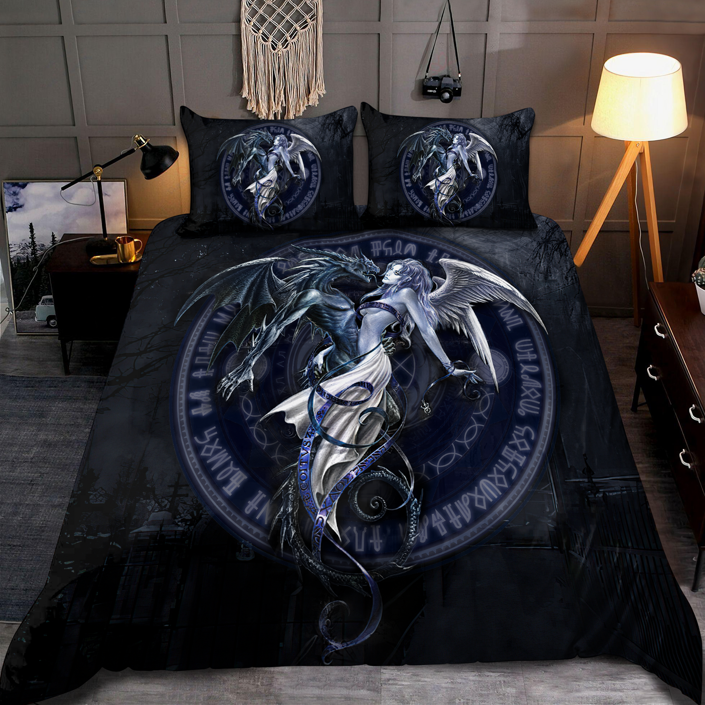 Dragon Fantasy Bedding Cover For Fantasy Bedroom Decor