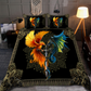Dragon Phoenix Sword Bedding Cover For Fantasy Bedroom Decor