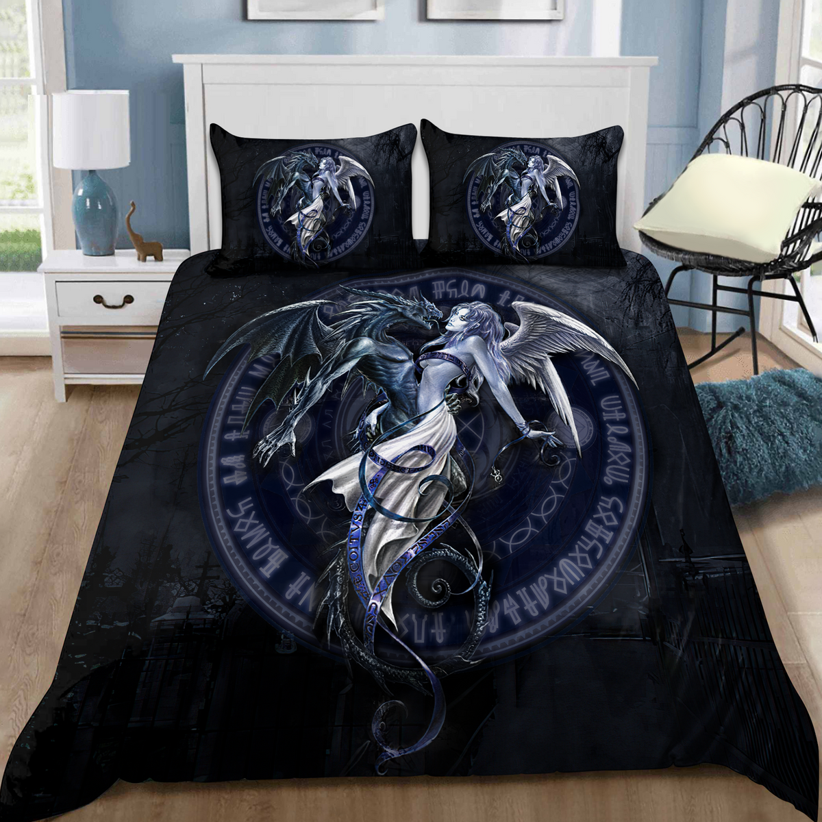 Dragon Fantasy Bedding Cover For Fantasy Bedroom Decor
