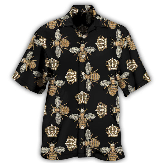 Bee Sweet Honey Nature Hawaiian Shirt For Resort Trips, Coastal Parties, And Warm Weather Style