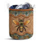 Small Size Bee Rattan Mandala Classic Laundry Basket For Bathroom Bedroom Storage