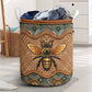 Bee Rattan Mandala Classic Laundry Basket For Room Home Organizer