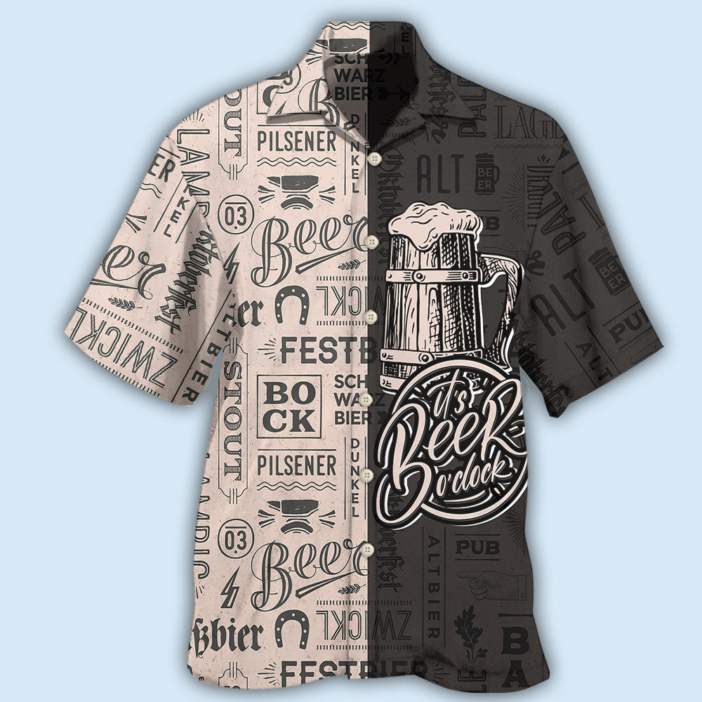 It'S Beer Hawaiian Shirt For Island Vacations, Resort Wear, And Relaxed Seasonal Style