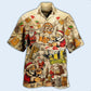 Funny Beer Drinking Holiday Party Hawaiian Shirt For Poolside Relaxation And Sunny Getaways