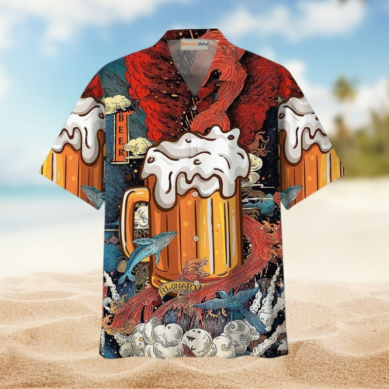 Craft Beer Favorite Hawaiian Shirt For Summer Gatherings Island Travel And Comfortable Casual Wear