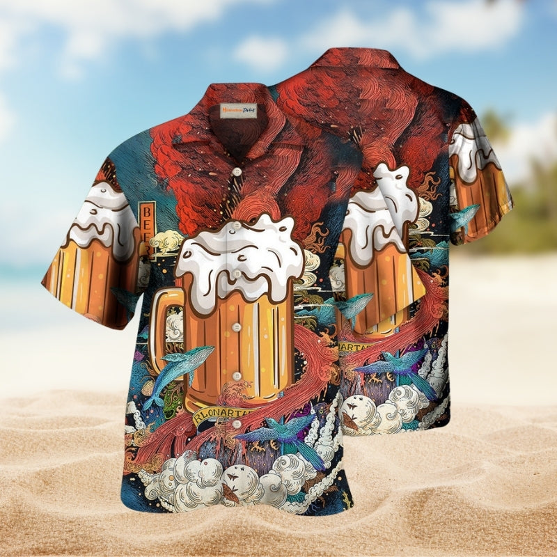 Craft Beer Favorite Hawaiian Shirt For Summer Gatherings Island Travel And Comfortable Casual Wear