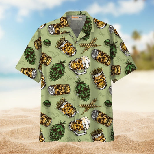 Craft Beer Favorite Hawaiian Shirt For Island Getaways Beach Parties And Comfortable Vacation Style