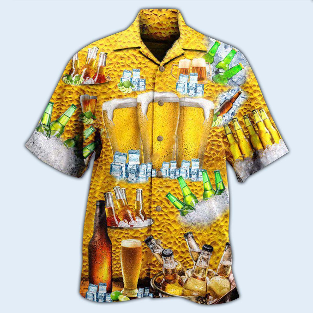 Funny Vintage Beer Brewtiful Hawaiian Shirt For Coastal Adventures And Warm Weather Wear