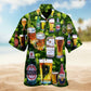 Beer Creative Pattern Hawaiian Shirt For Beach Days, Summer Outings, And Thoughtful Gift Giving