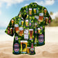 Tropical Funny Camping Hippie Stay Trippy Hawaiian Shirt Design View For Vacation Style
